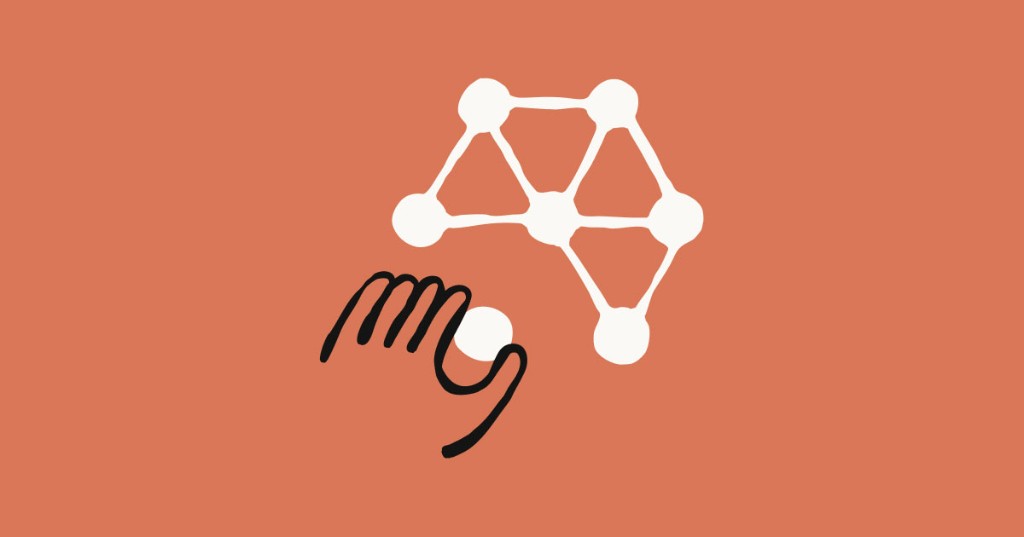 Hand selecting a node in a connected network, representing controlled agent tool access